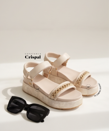 SANDÁLIA LIU JO FRIDA 36 CREAM